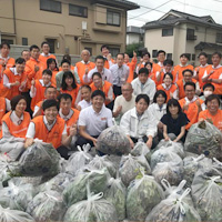 道路清掃活動「ゴミゼロ活動」